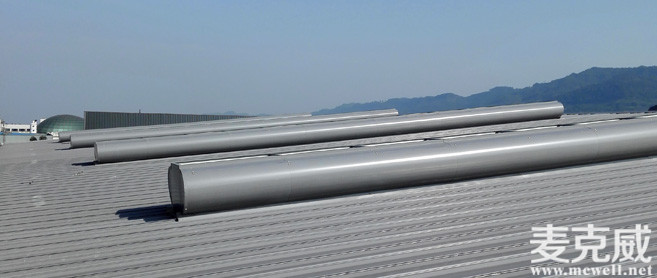 MCW7：箱型骨架弧線型通風氣樓